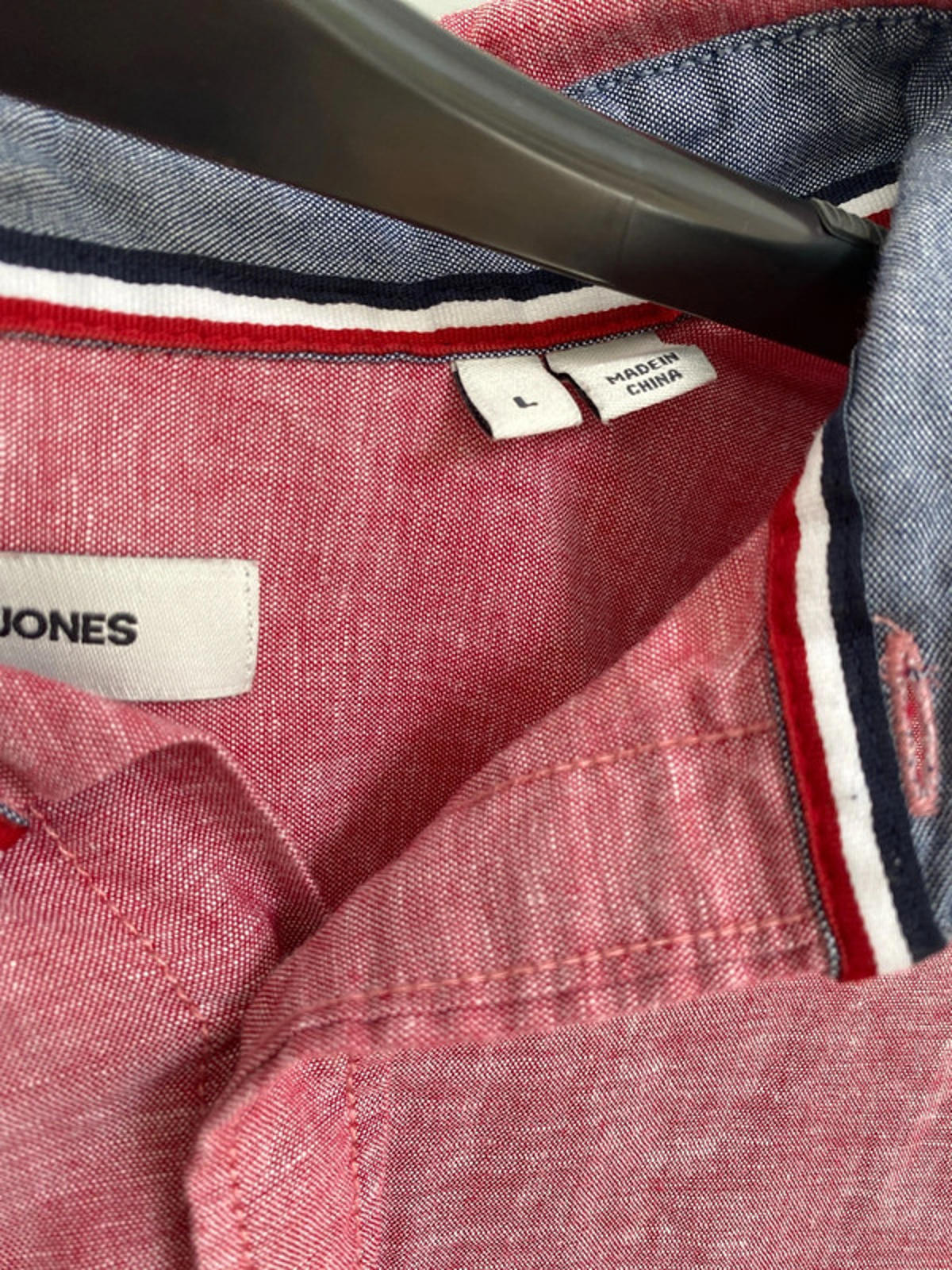 Jack & Jones pink shirt large