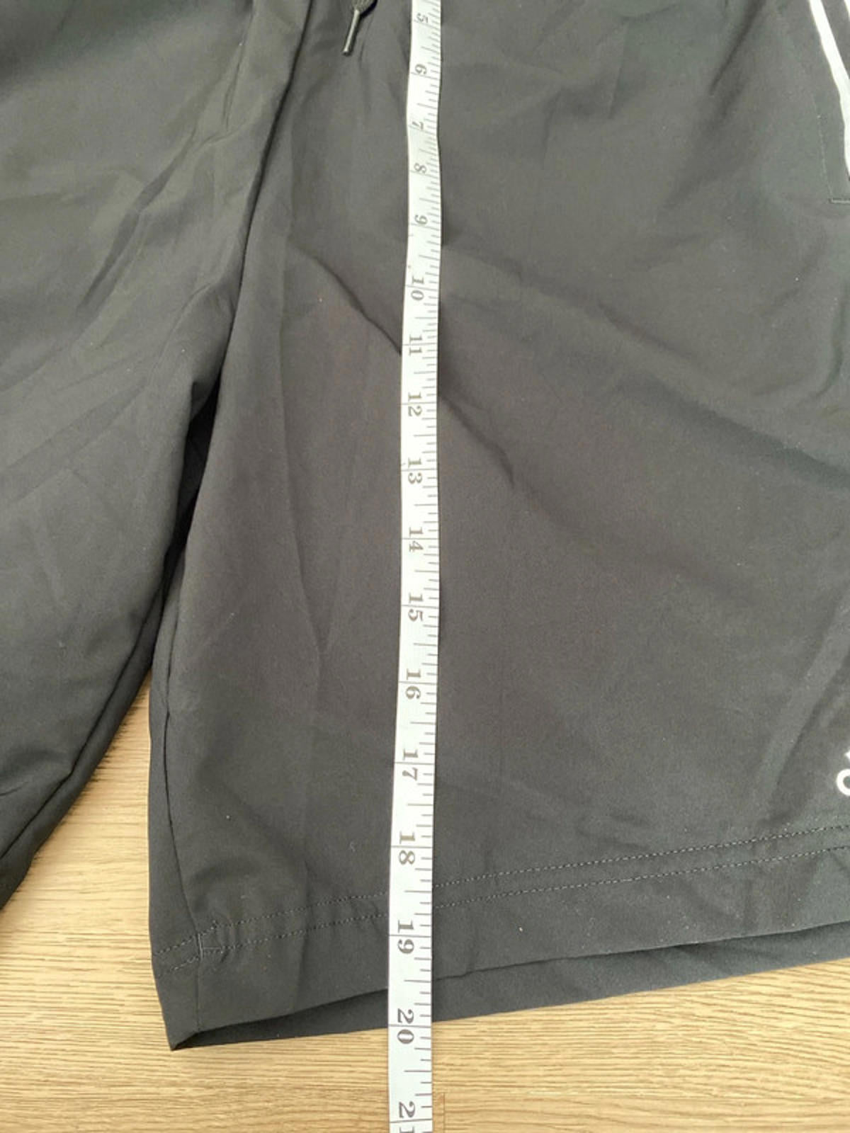 Adidas black sports shorts medium