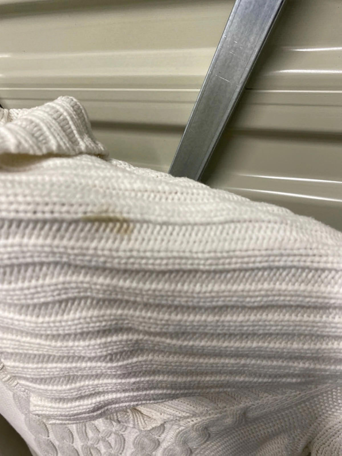 Guess knitted dress medium white