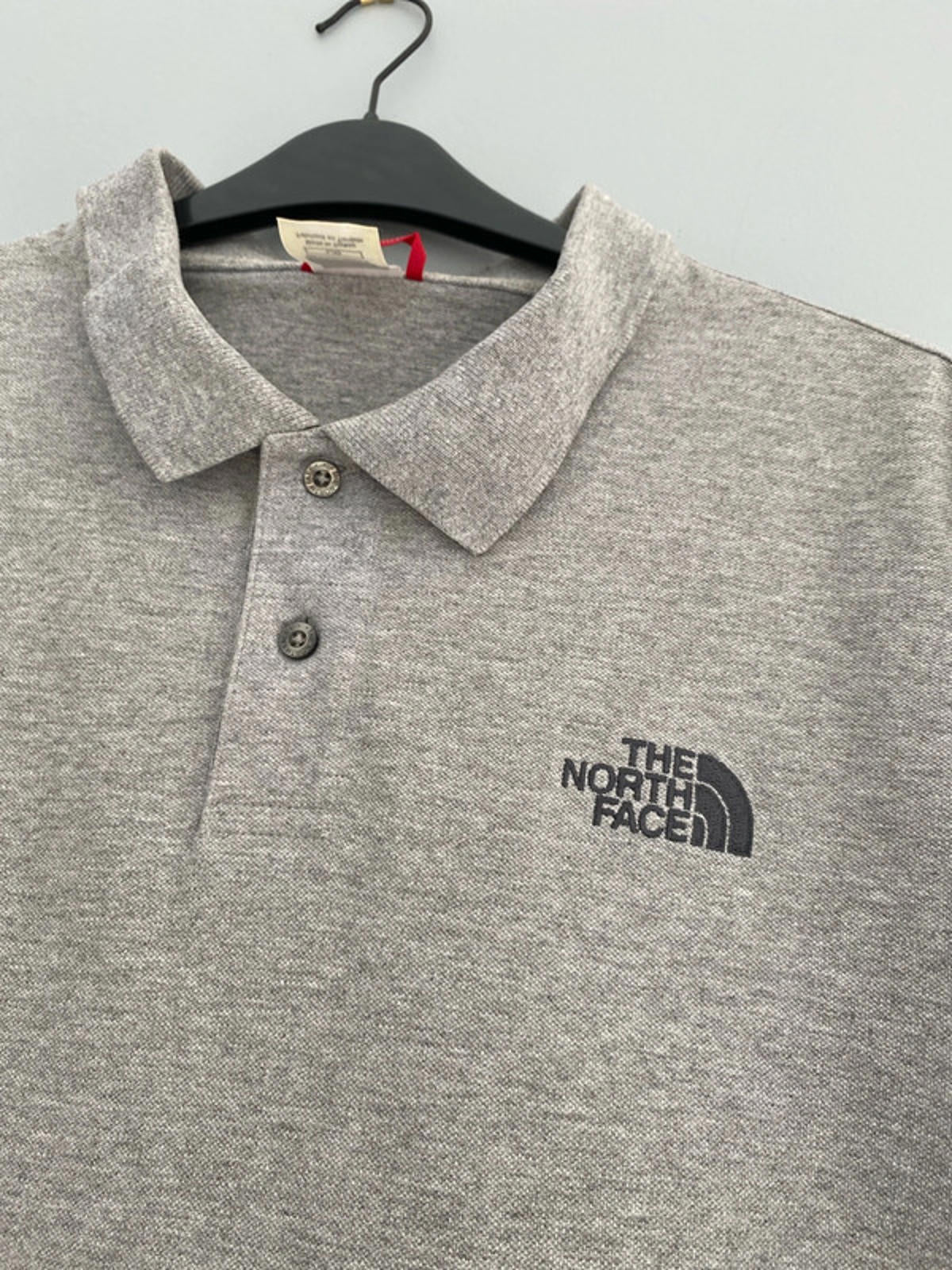 The North Face polo shirt Grey large