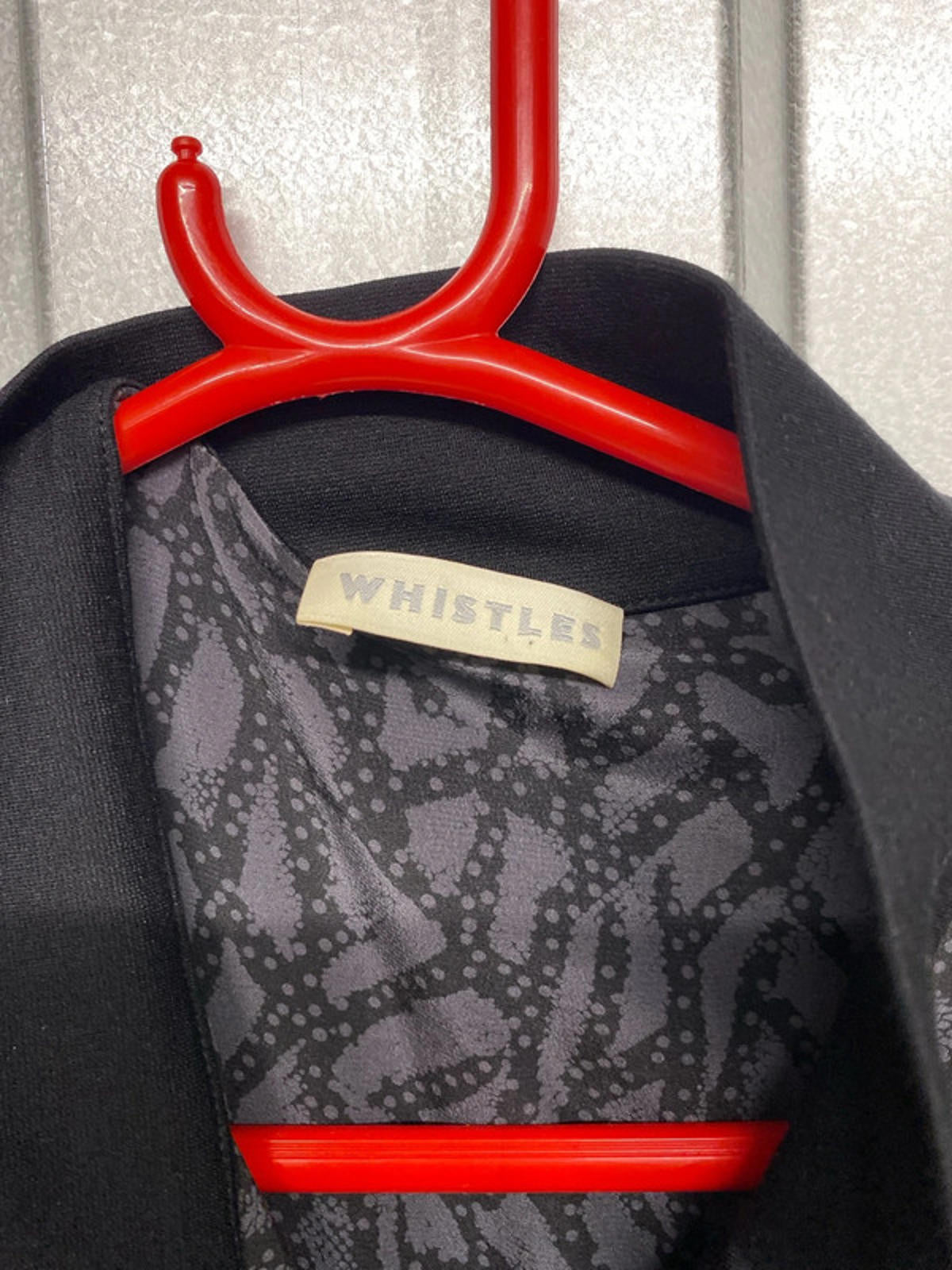 Whistles size 10 dress black and grey