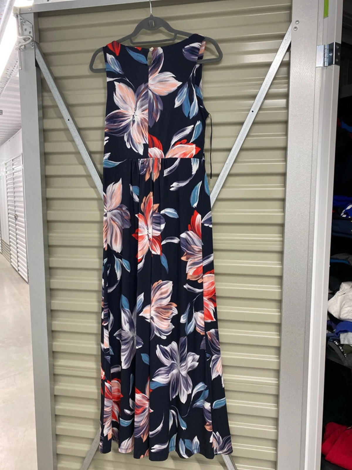 Monsoon long flowered dress size 12