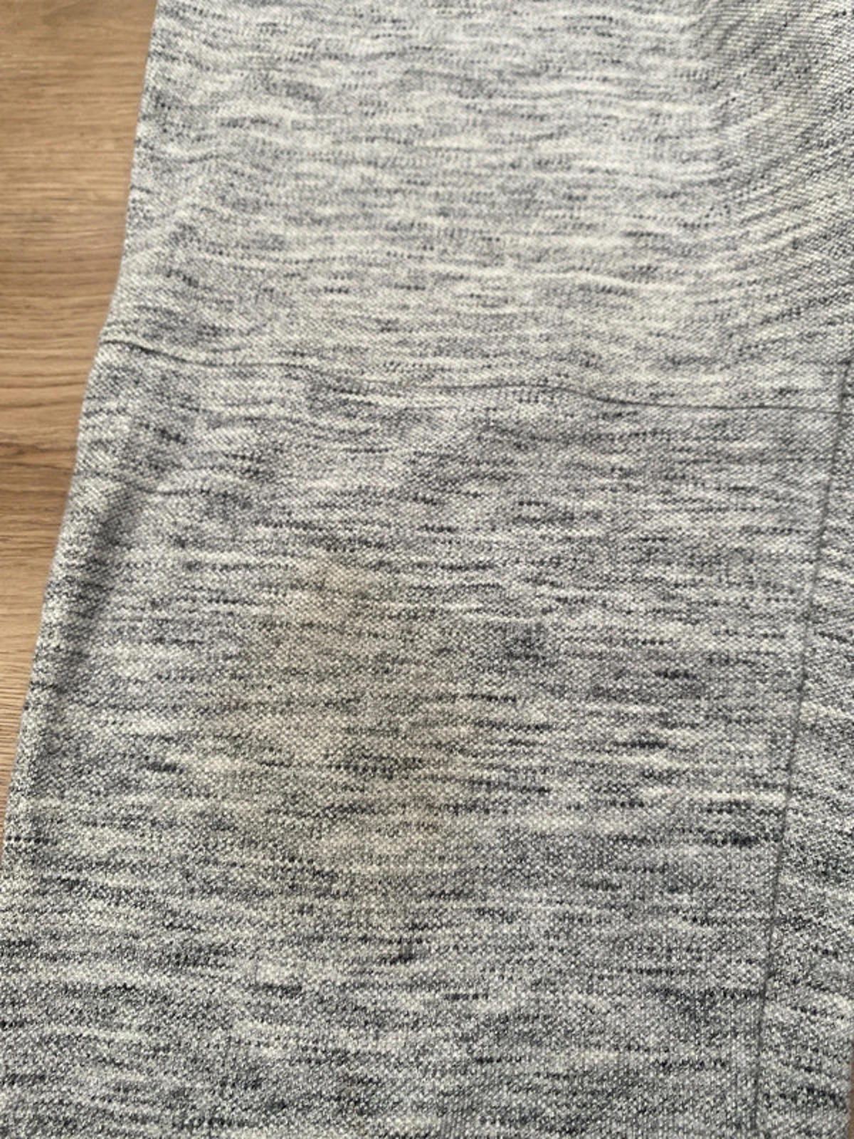 Adidas grey joggers with black flecks small