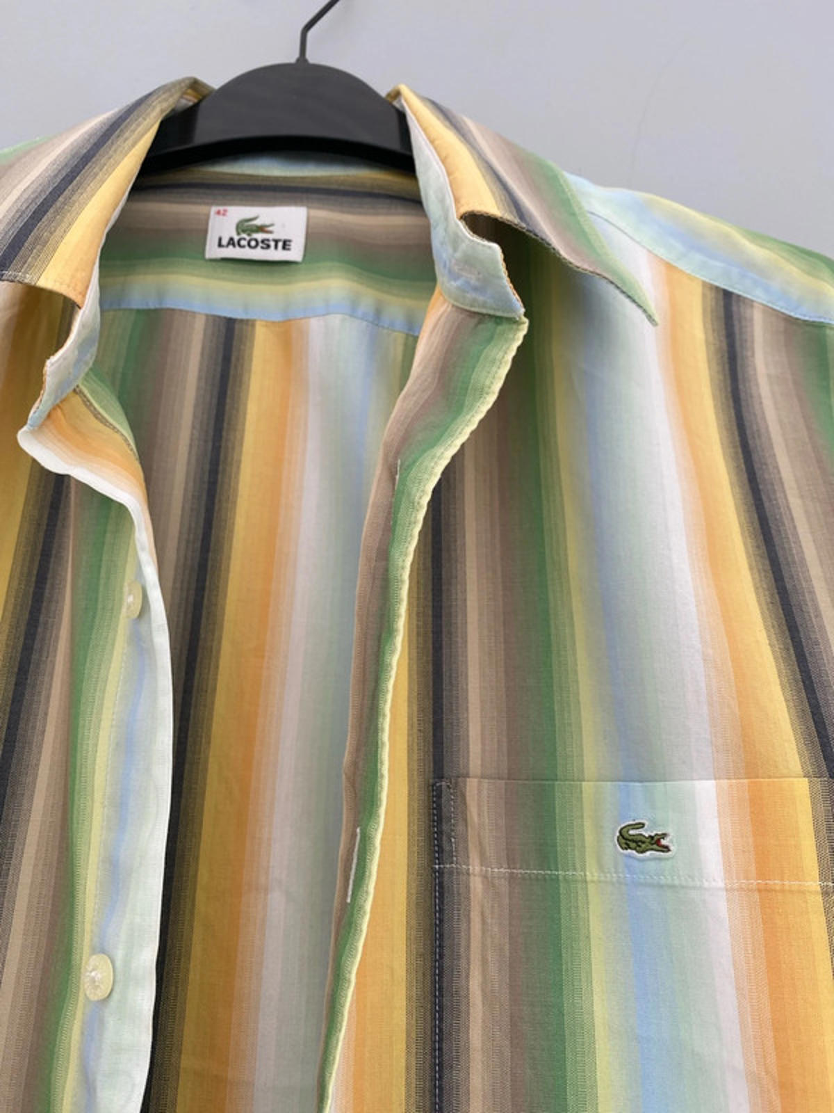 Lacoste short sleeve shirt size 42