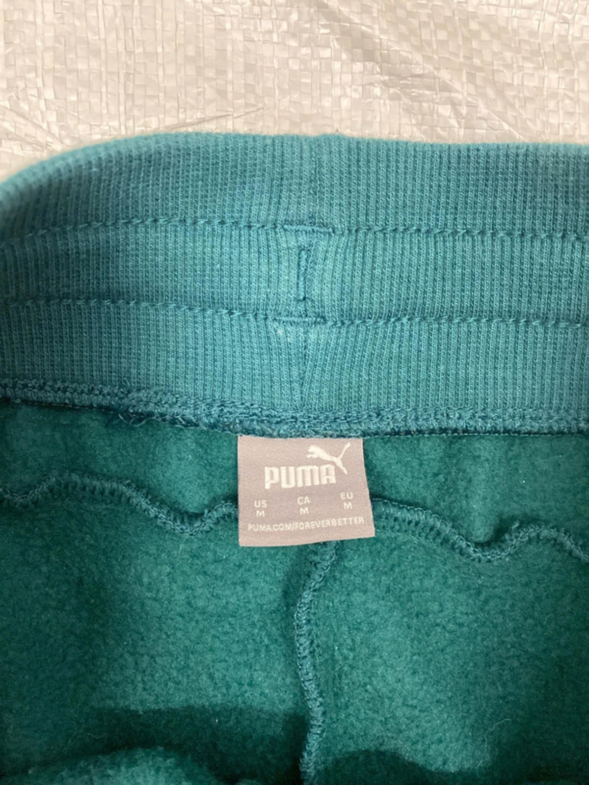 Puma medium mens joggers jade green