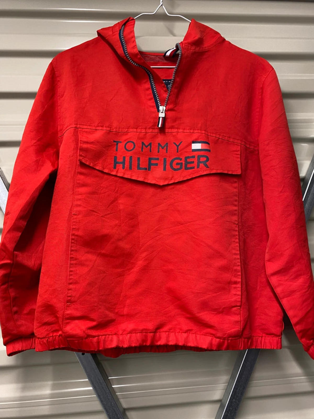 Tommy Hilfiger 12 - 14 year old 1/4 zip jacket red