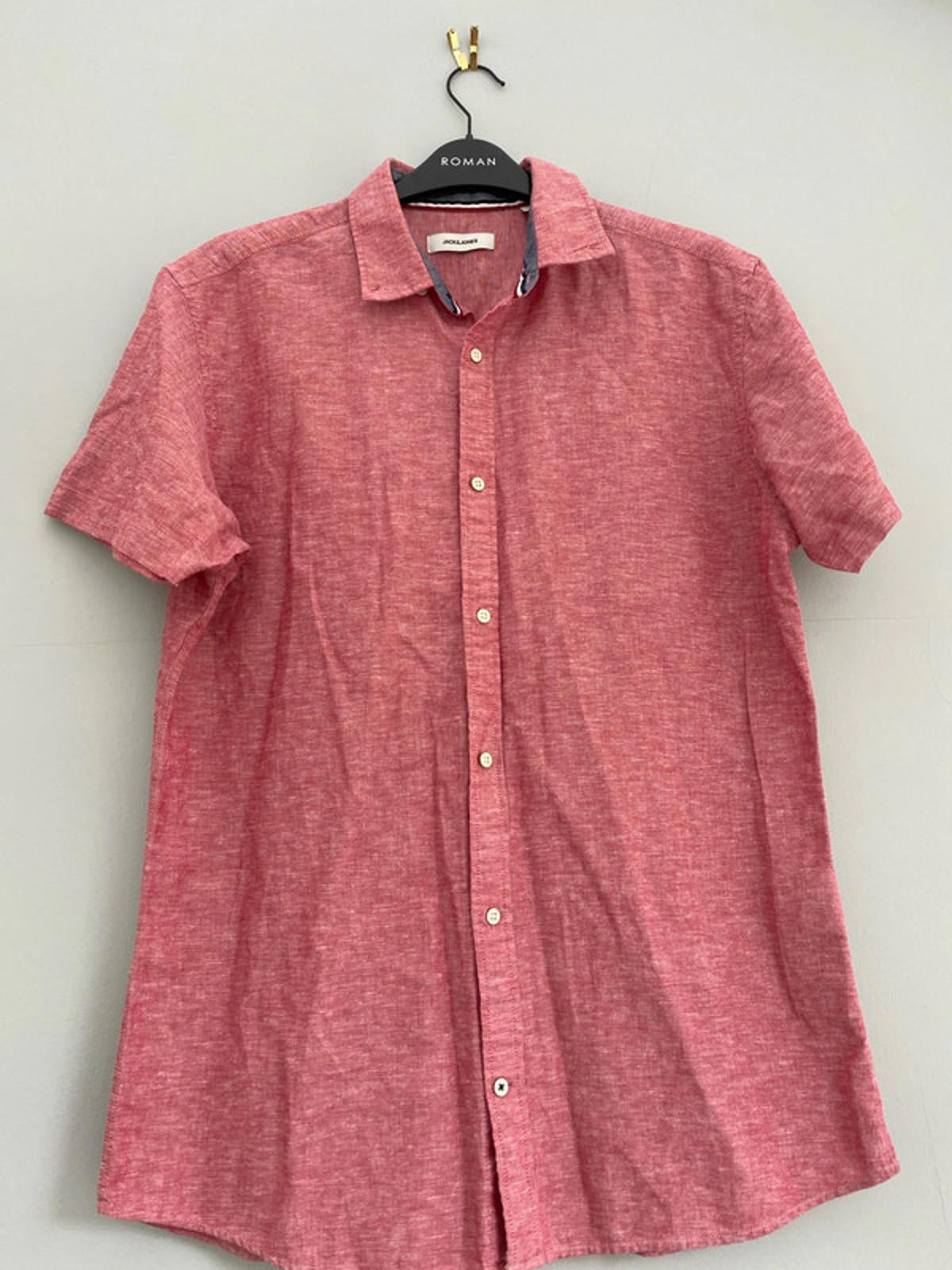 Jack & Jones pink shirt large