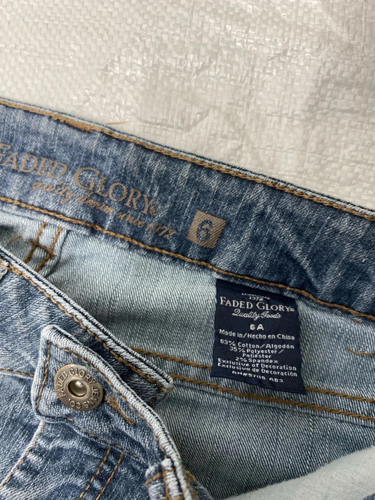 Y2K Faded Glory Jeans waist 28