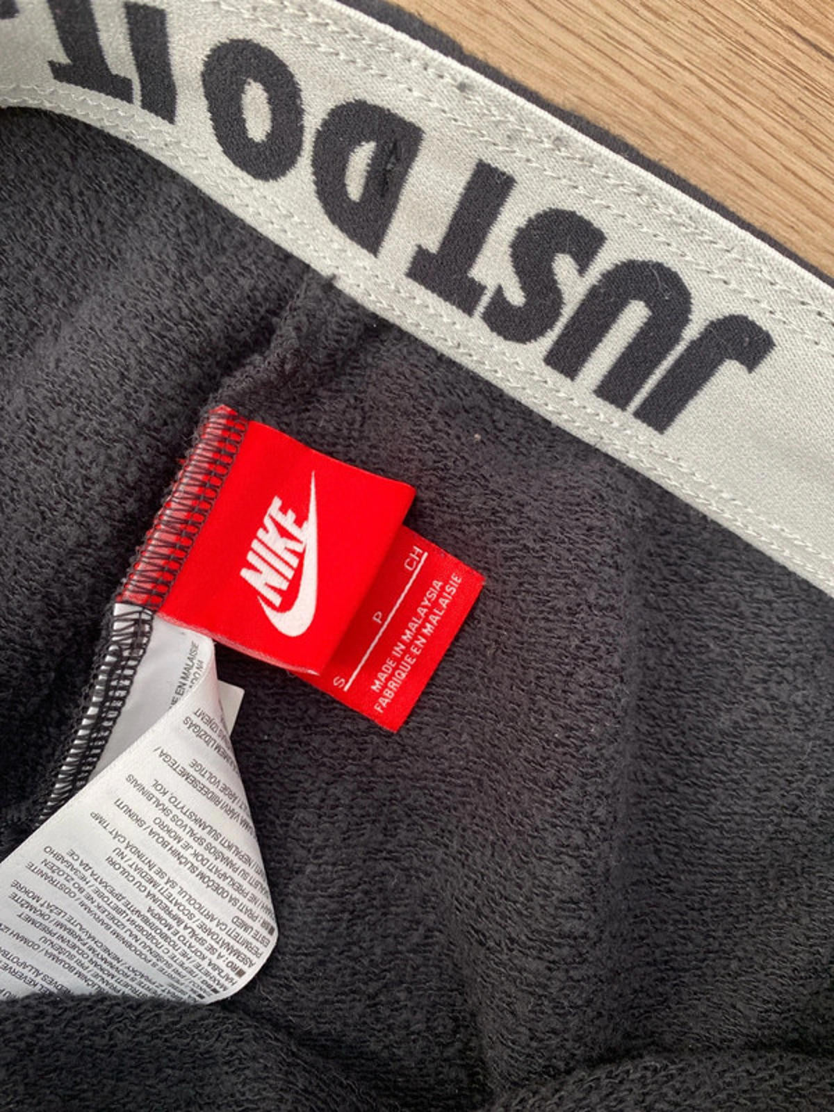 Nike small joggers black soft feel. Black