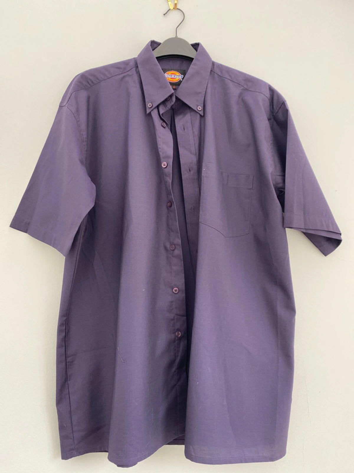 Dickies short sleeve purple shirt size 17
