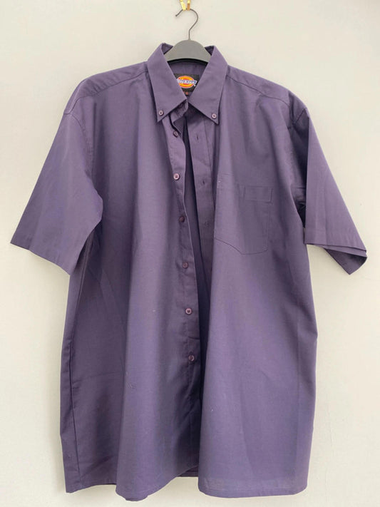 Dickies short sleeve purple shirt size 17