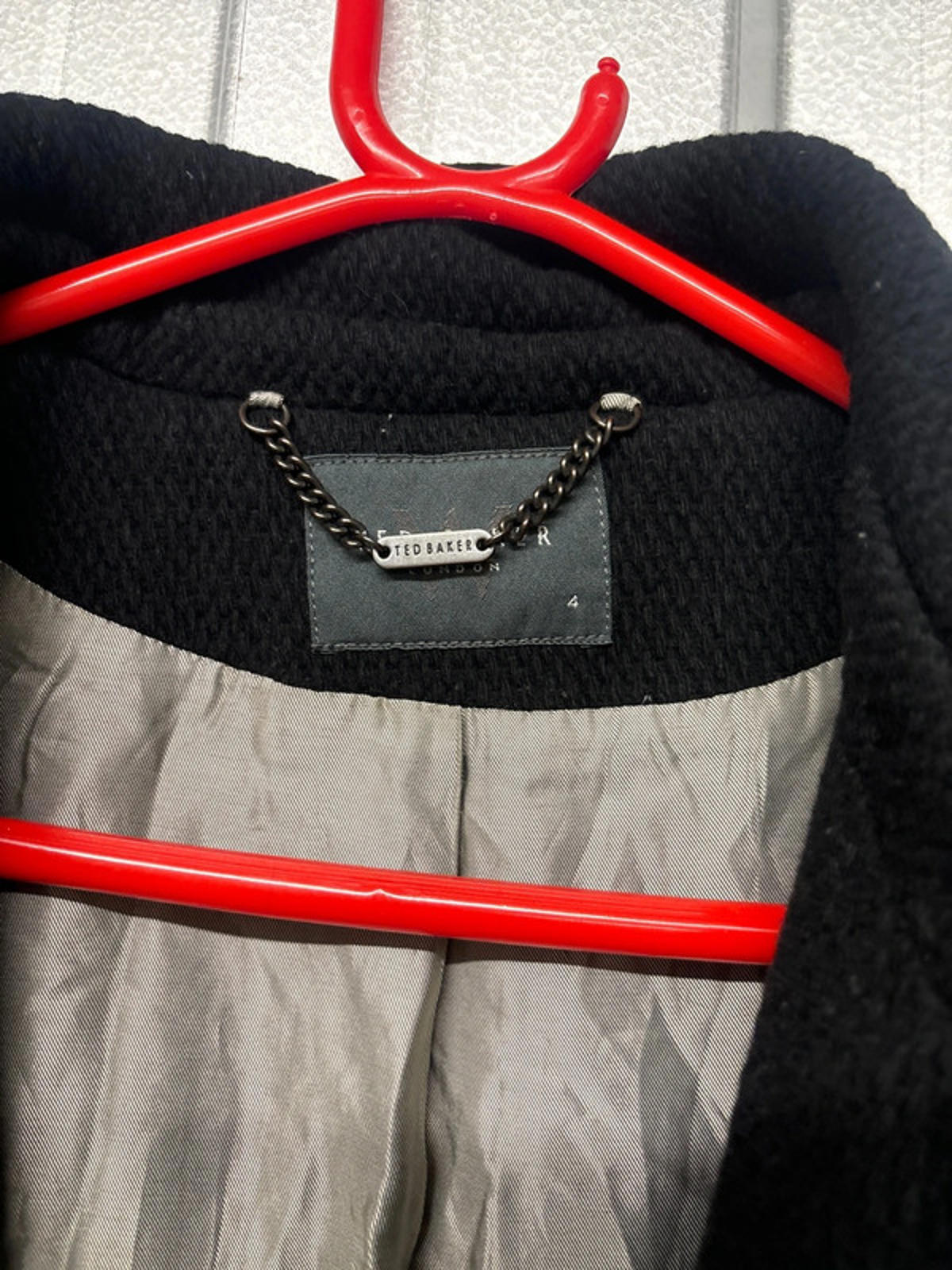 Ted baker Black overcoat