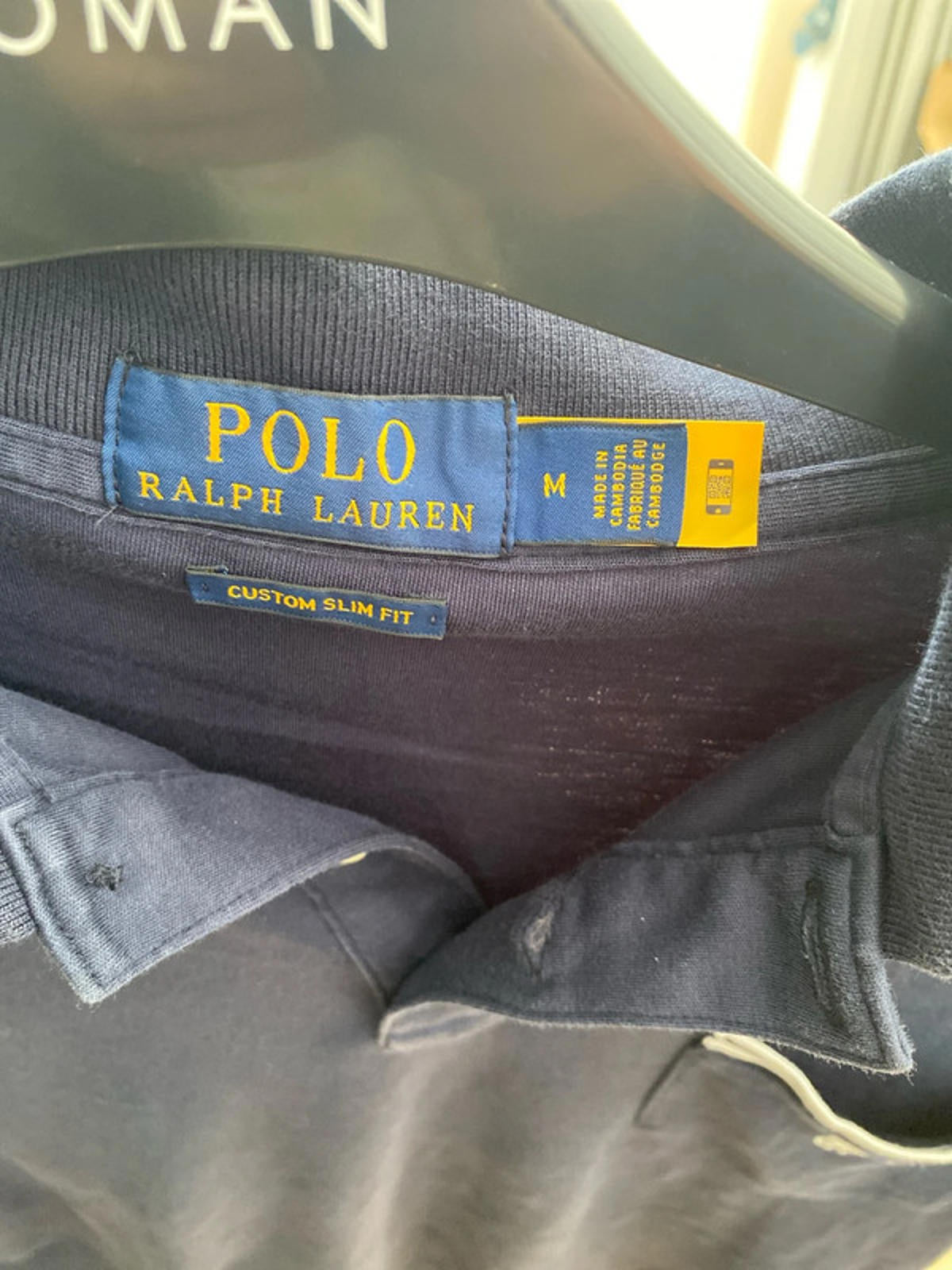 Ralph Lauren polo shirt medium blue