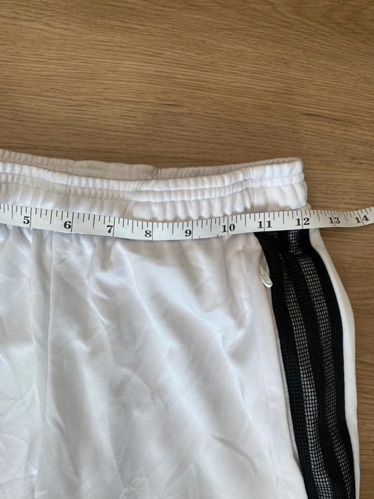 Adidas xs Aero Ready jogging bottoms white and black