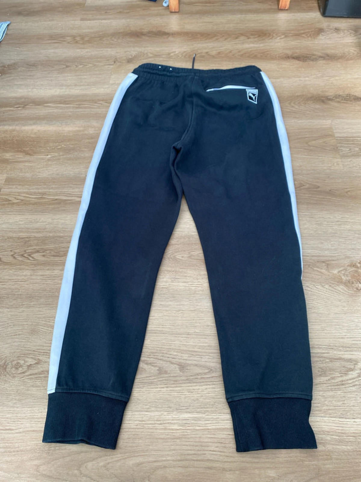 Puma black joggers medium