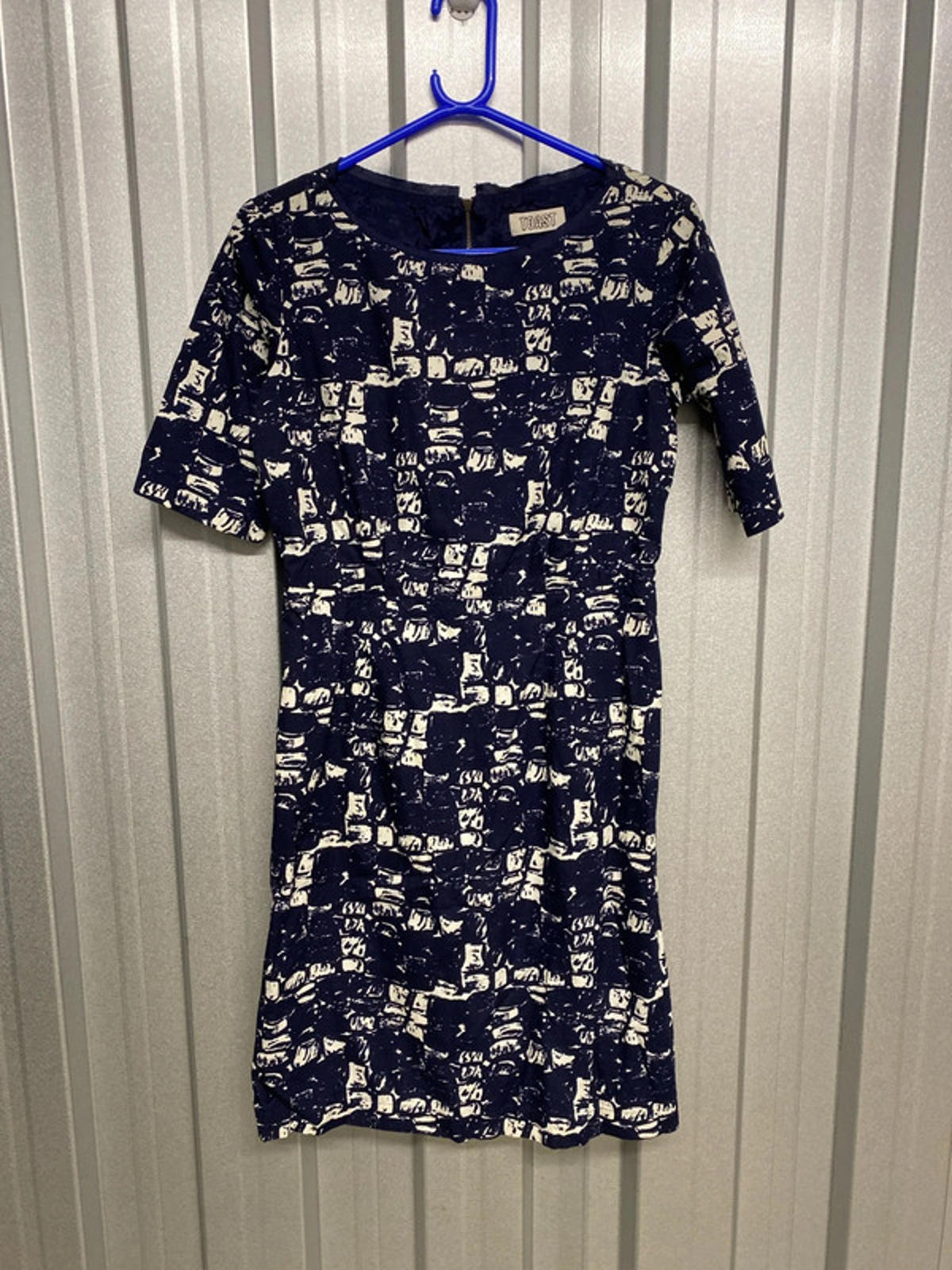 Toast Dress blue / white size 12