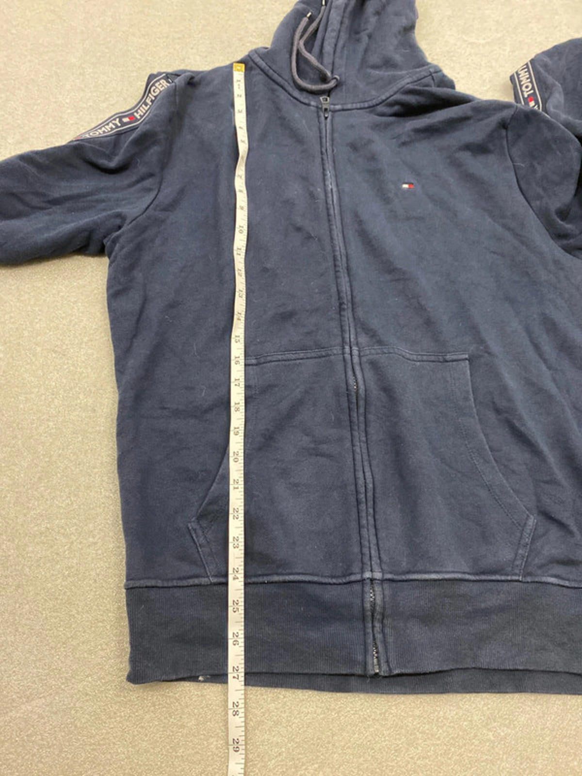 Tommy Hilfiger Blue Hoodie Mens XL