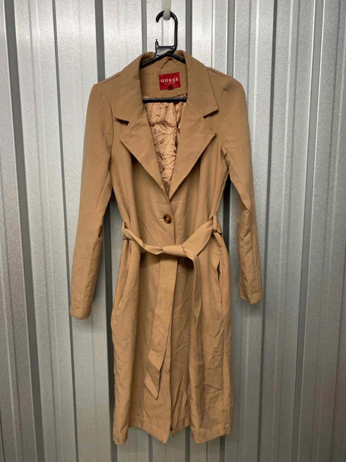 Guess long coat size 8
