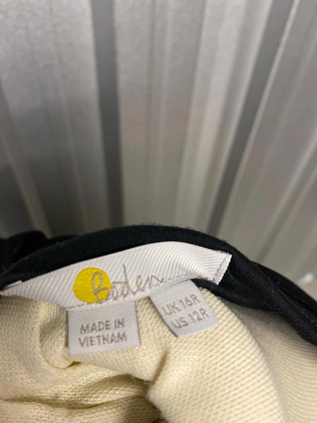 Boden black dress size 16