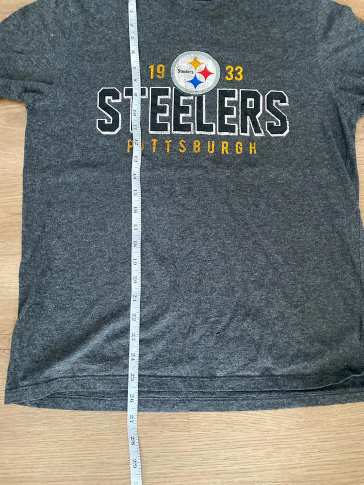 NFL Steelers graphic T-shirt medium grey