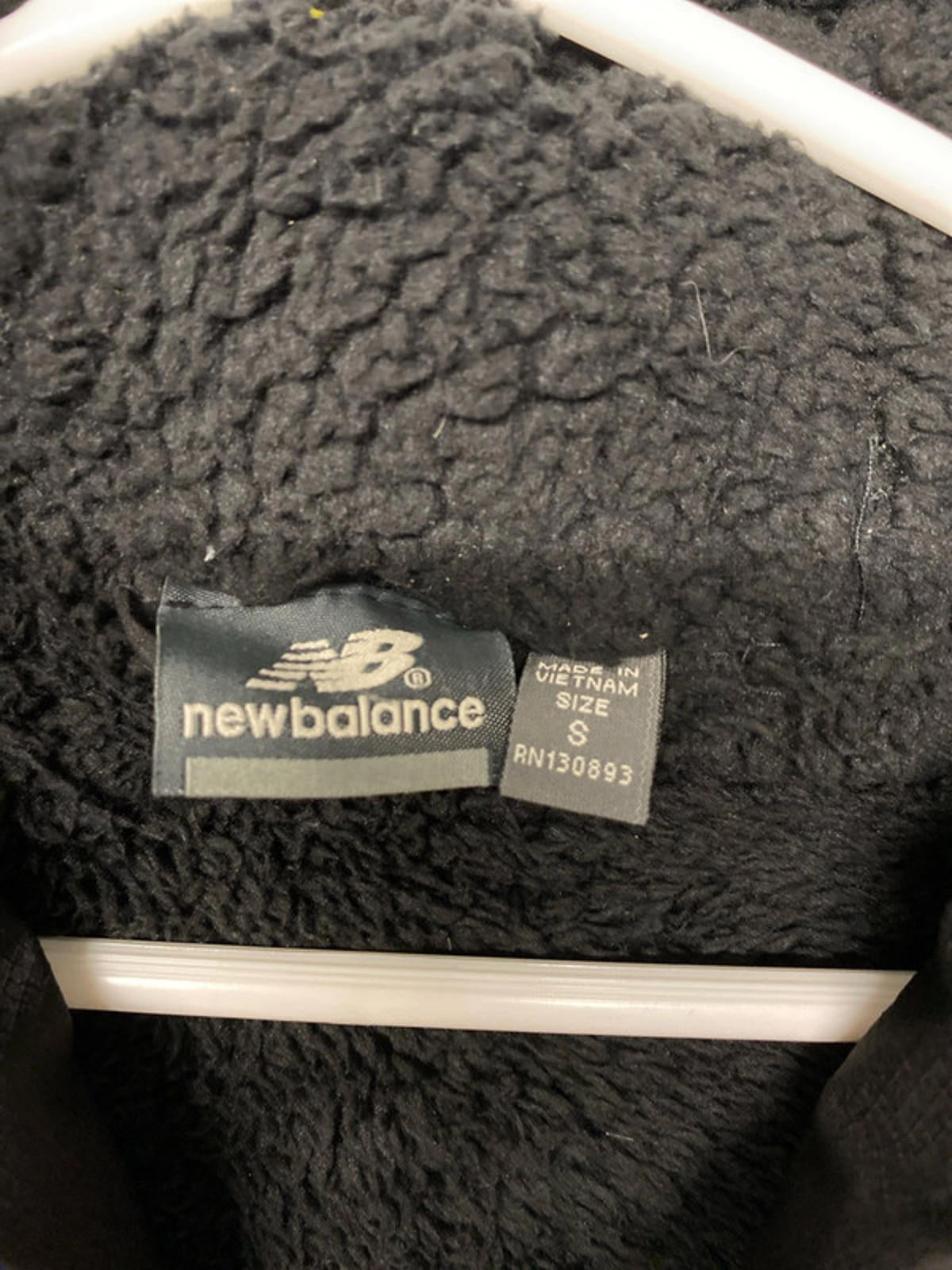 New Balance padded coat black small