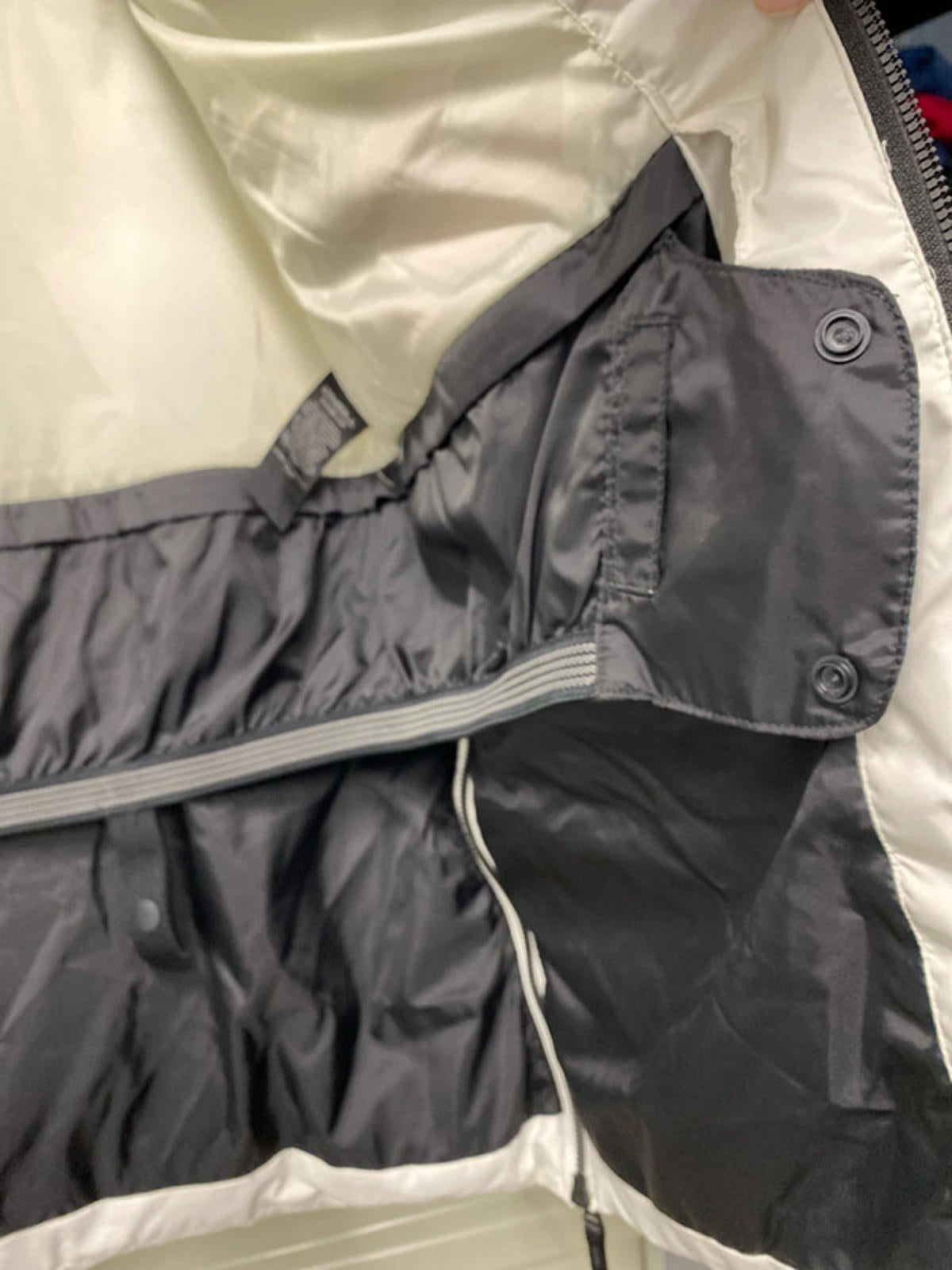 O’Neill Hyperdry  ski jacket / winter coat / puffer coat cream/pink medium