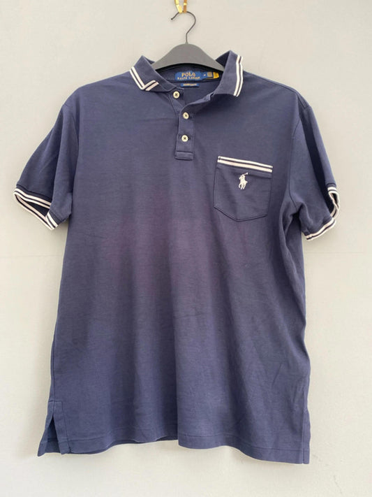 Ralph Lauren polo shirt medium blue