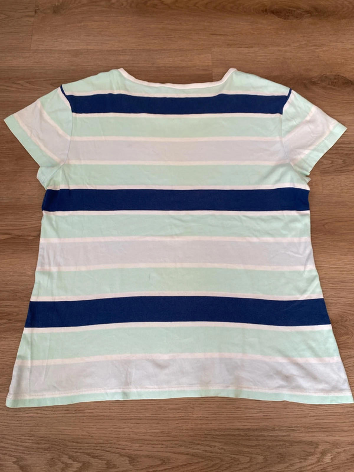 Tommy Hilfiger XXL t shirt retro style mint and blue