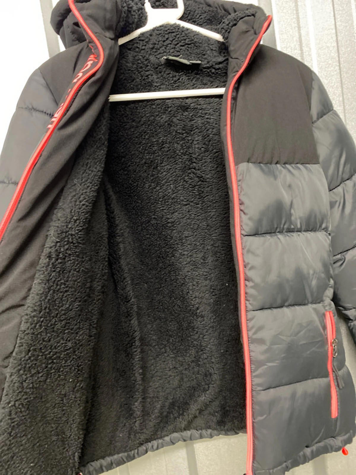 New Balance padded coat black small