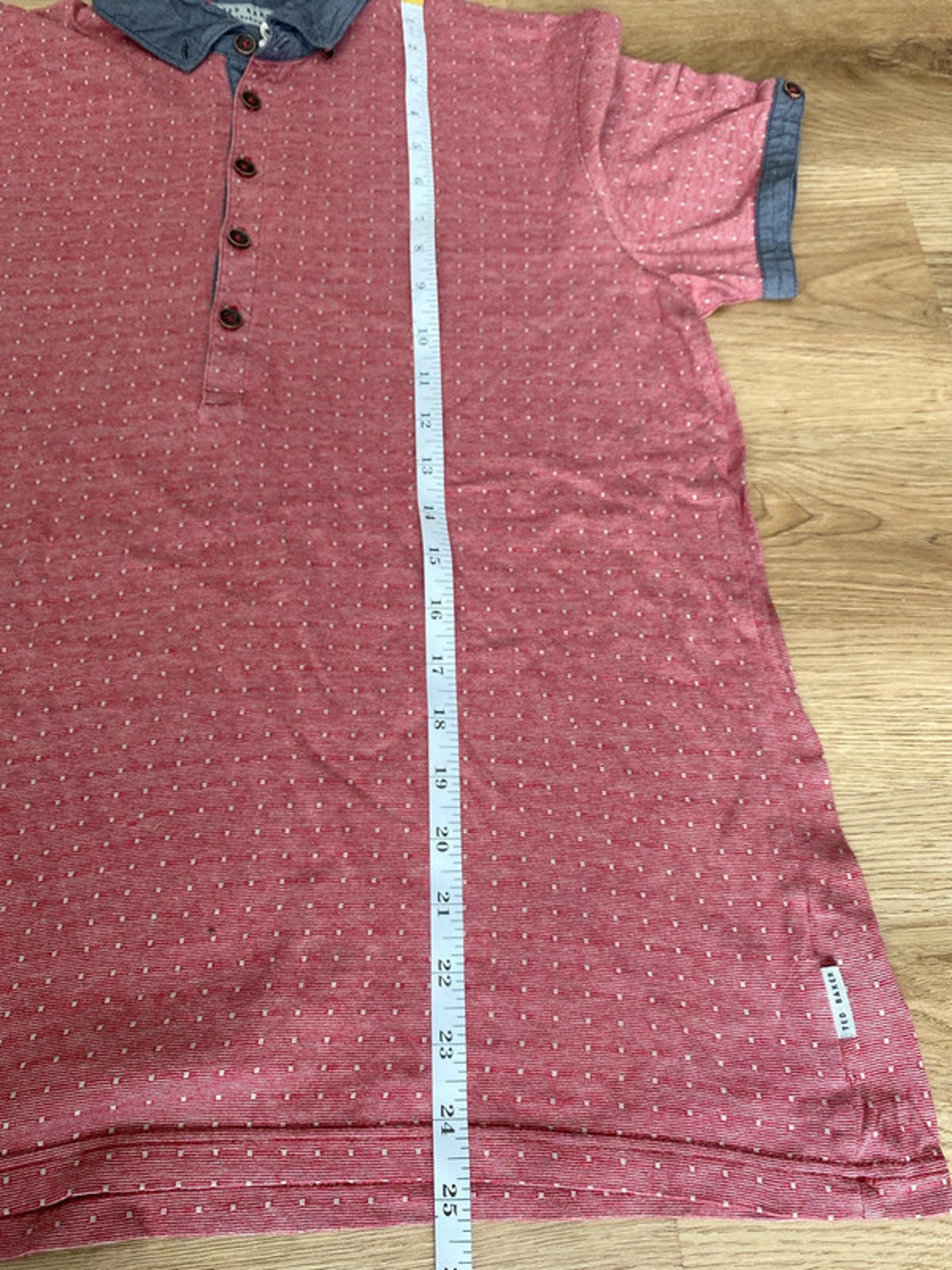 Ted Baker polo shirt pink/grey