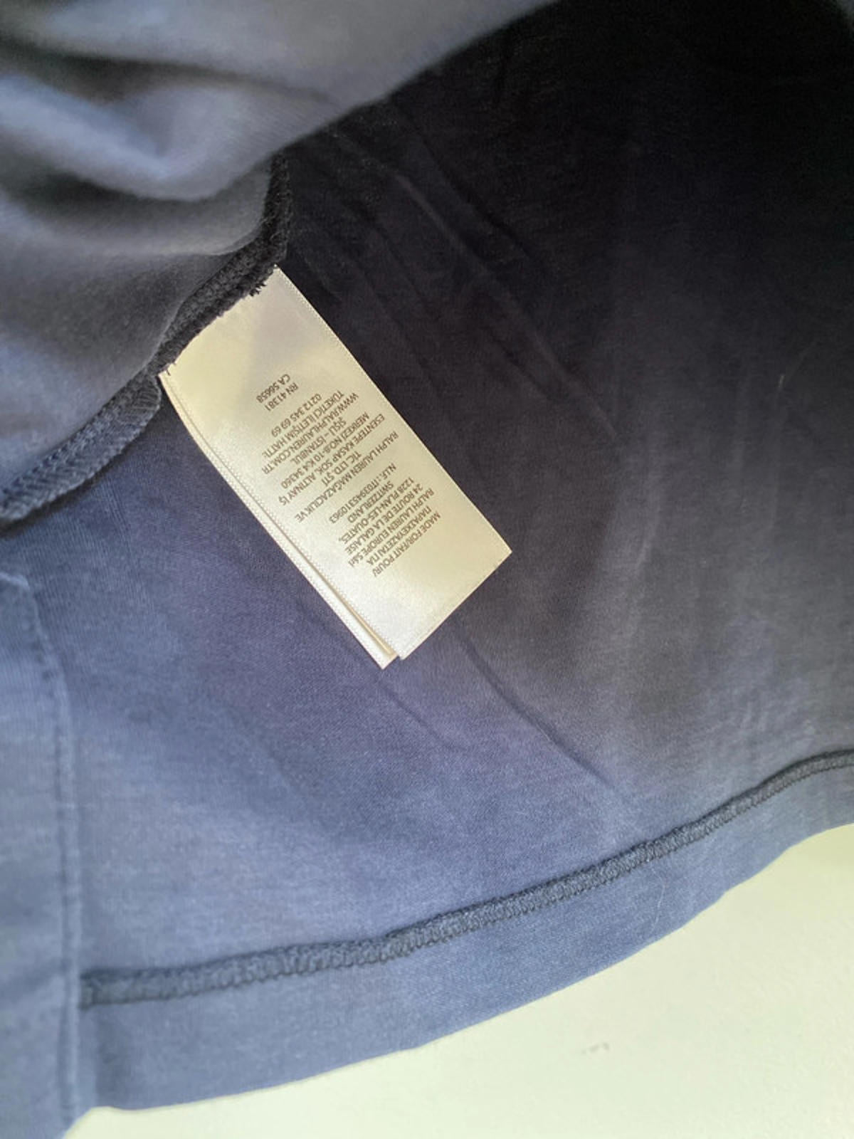 Ralph Lauren polo shirt medium blue