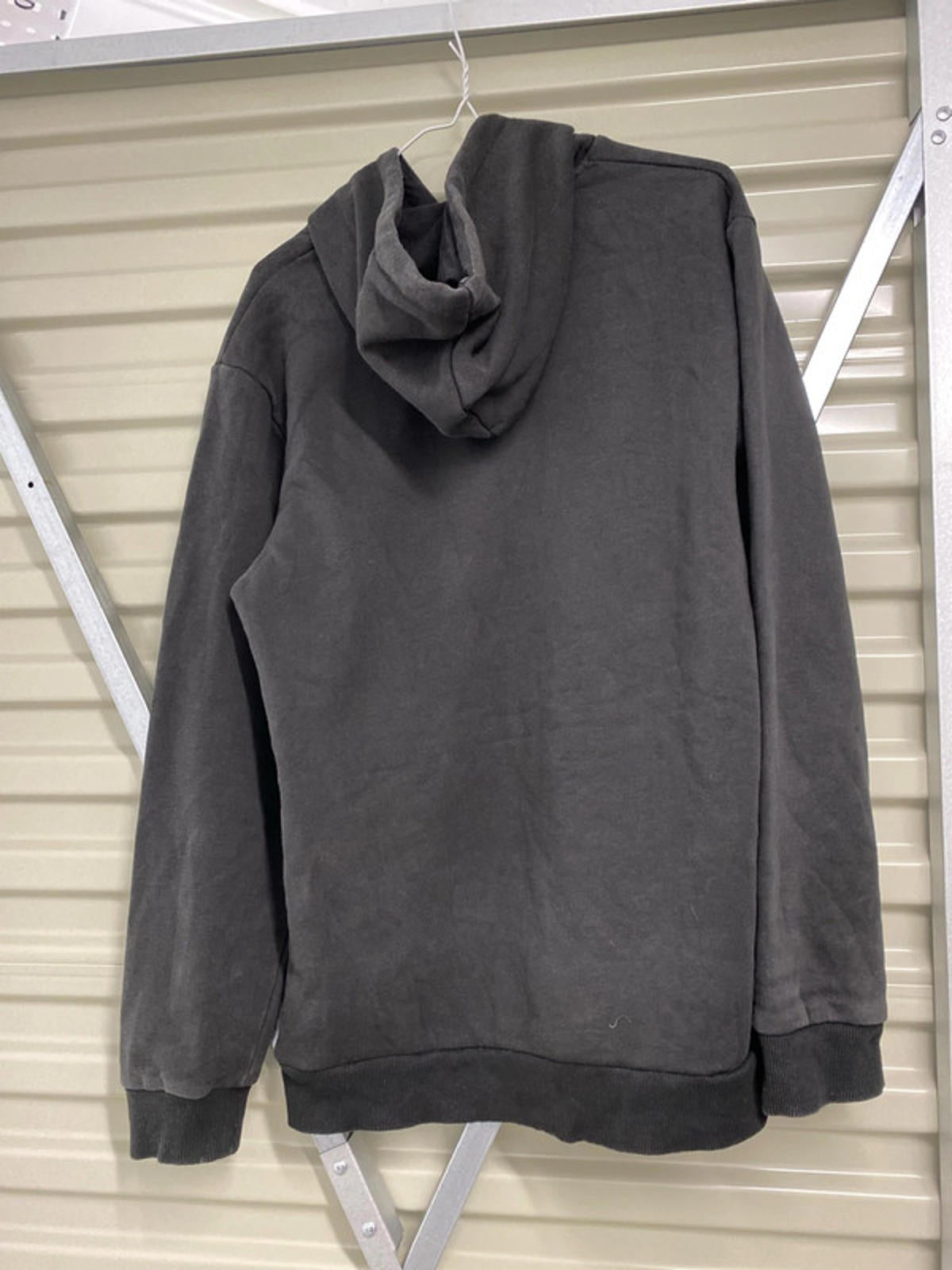 Adidas hoodie large black mens