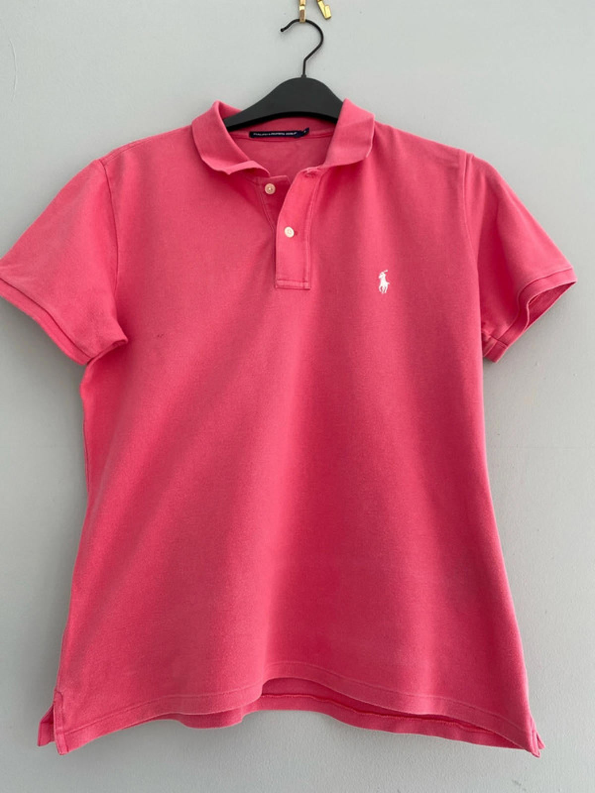 Ralph Lauren pink polo shirt large kids