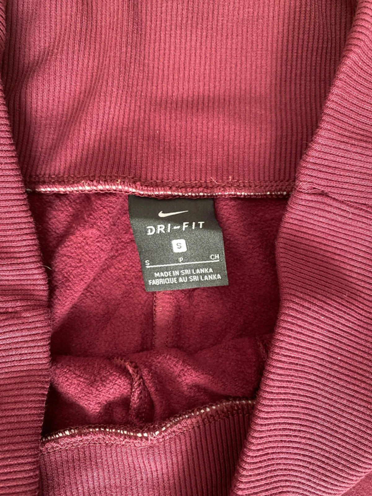 Nike Dri Fit leggings small burgundy
