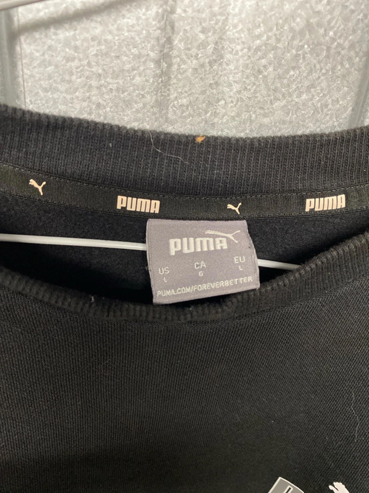 Puma black large sweatshirt
