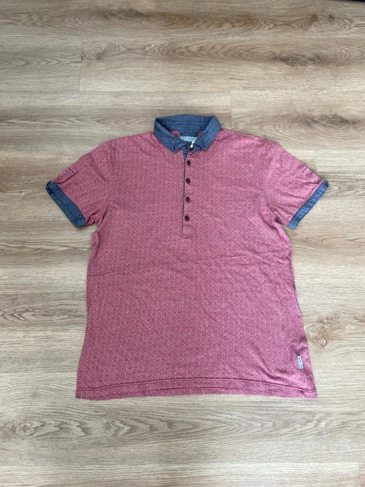 Ted Baker polo shirt pink/grey