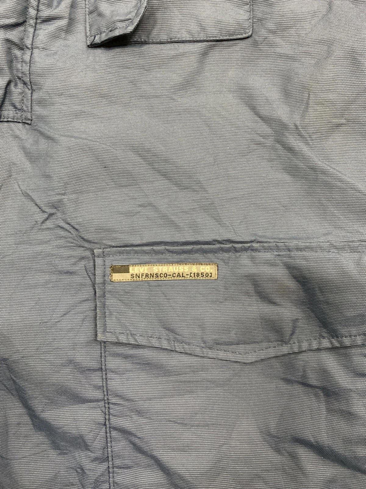 Levi Strauss & co blue 1/4 zip jacket large