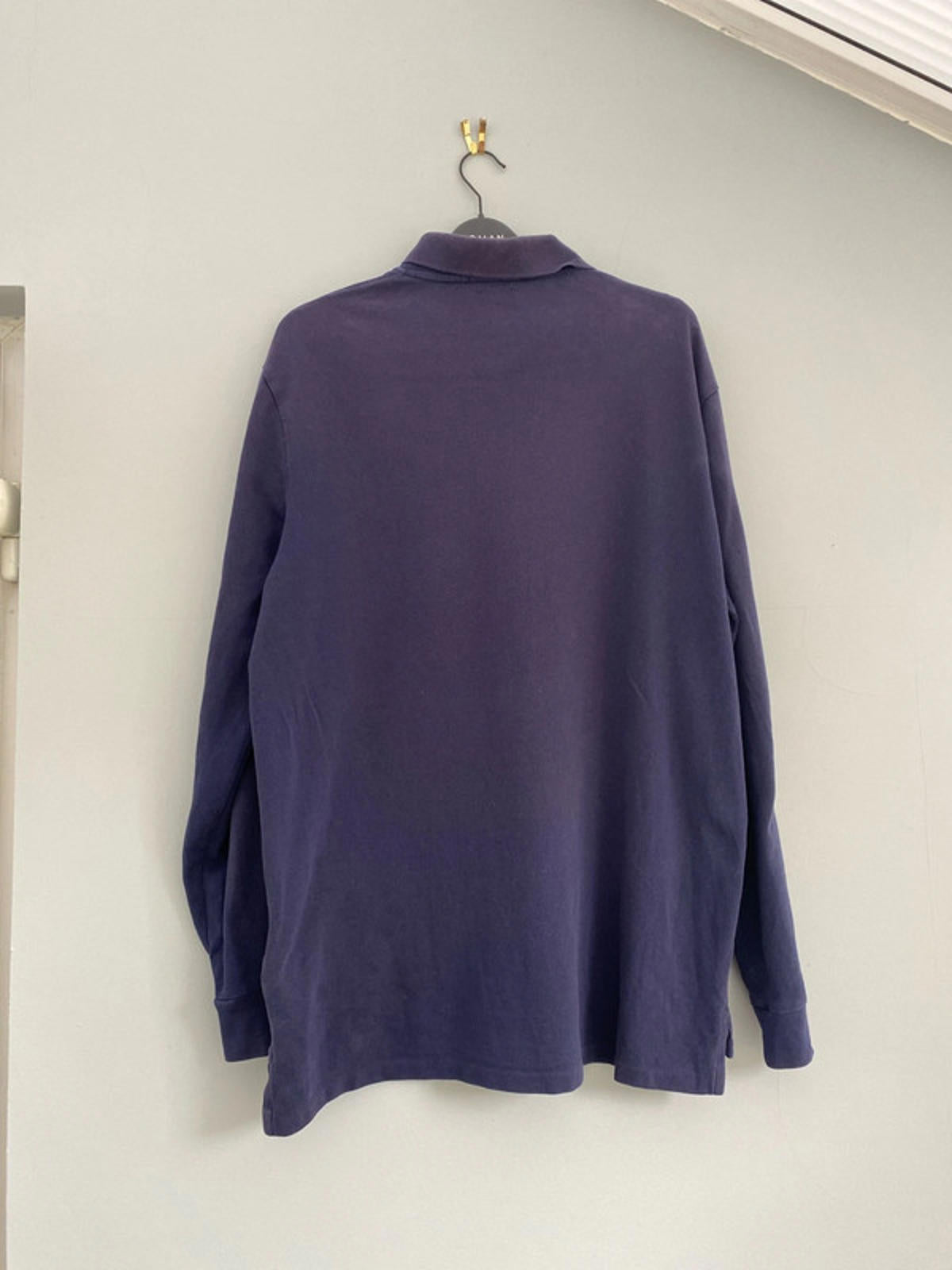 Ralph Lauren long sleeve polo shirt blue XL