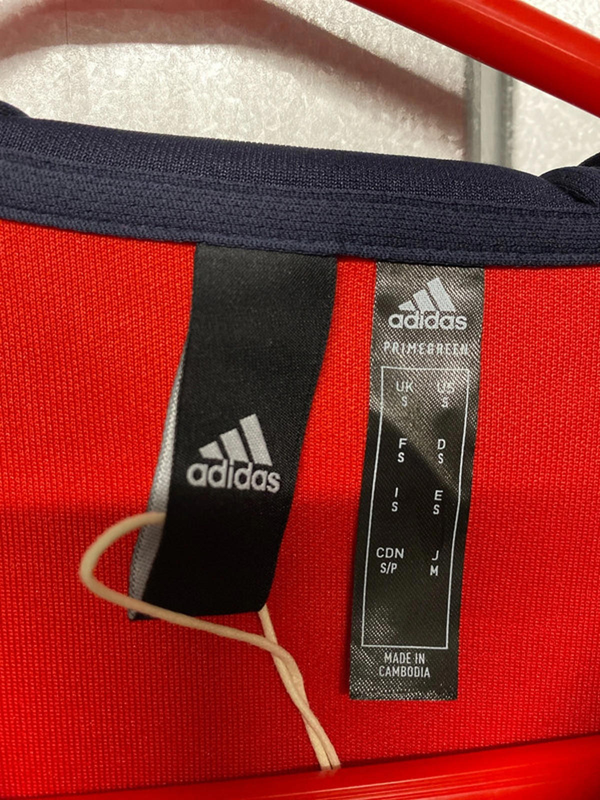Adidas Aeroready Tracksuit Hoodie red and blue medium