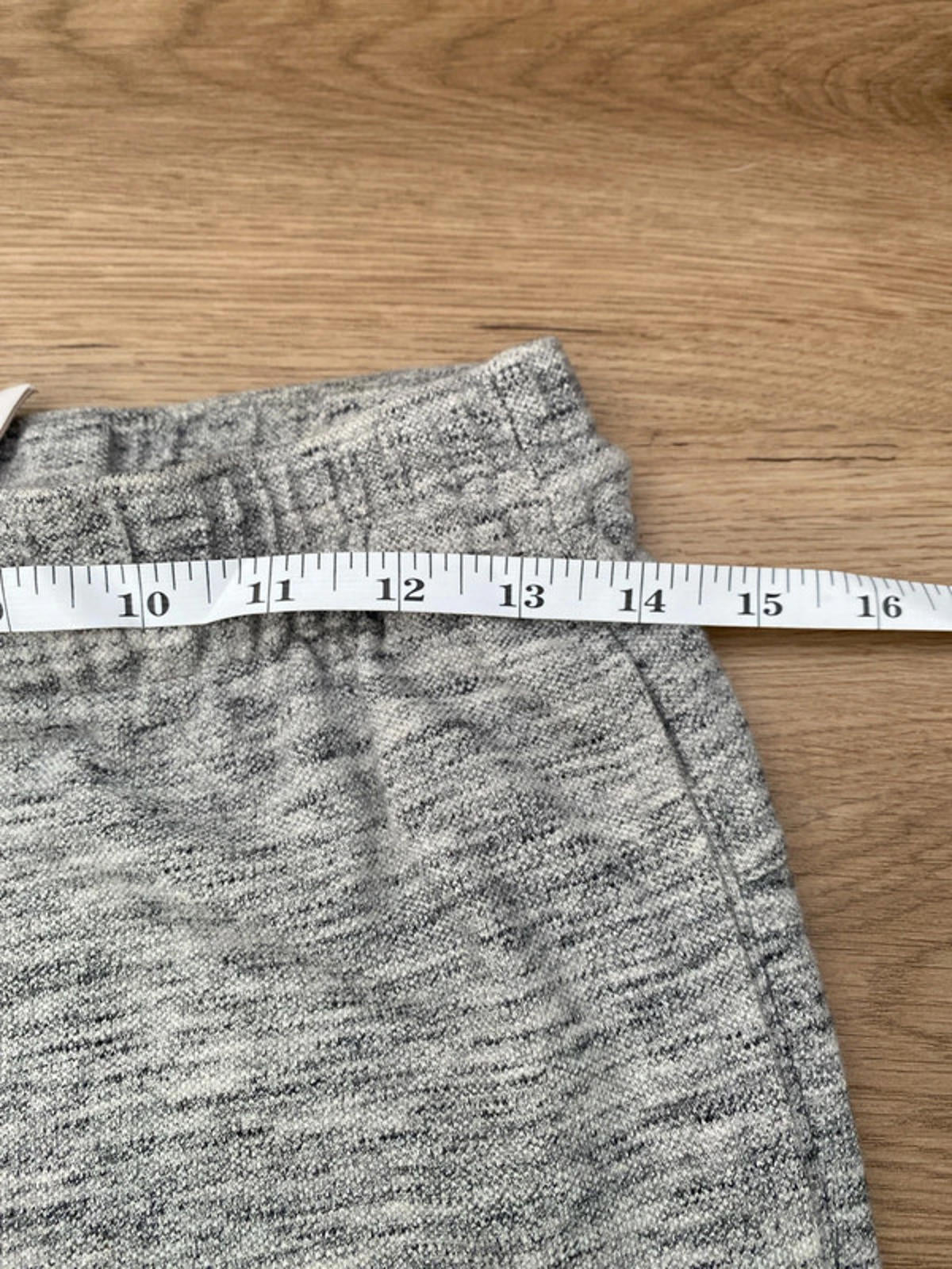 Adidas grey joggers with black flecks small