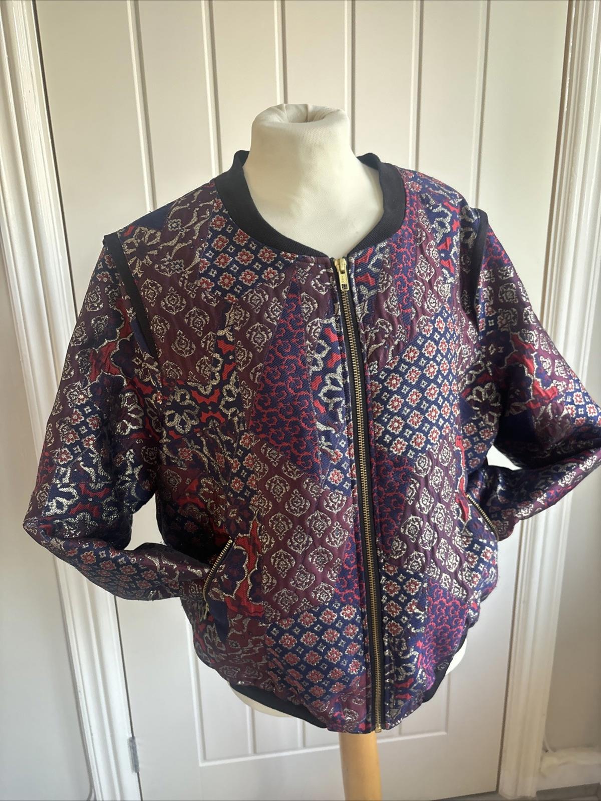 Monsoon Bomber Jacket Uk 14