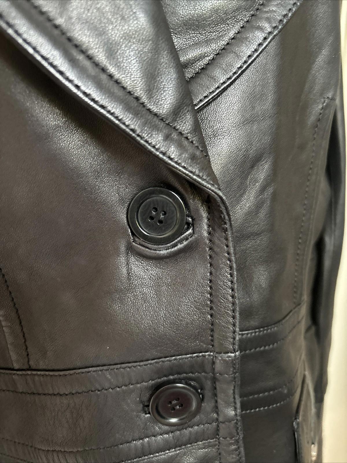 Karen Millen 100% Real Leather Jacket Uk 16