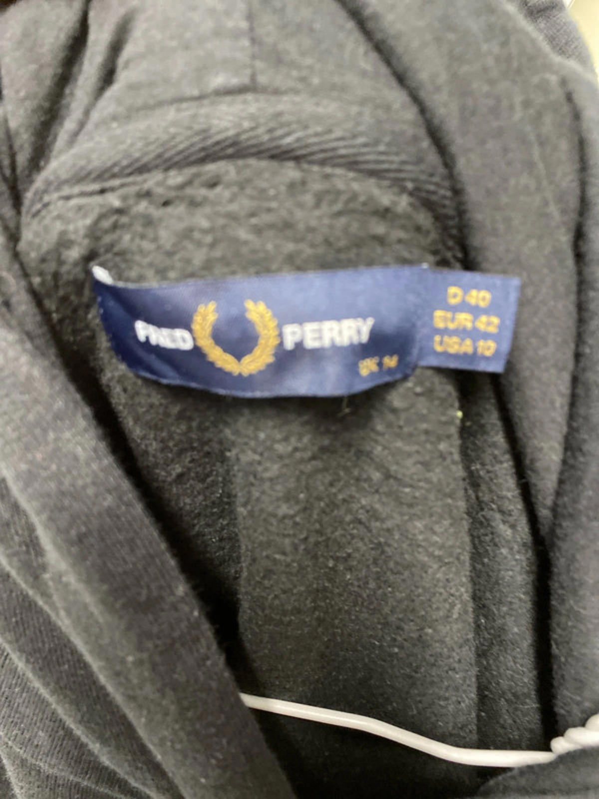 Fred Perry Hoodie size 14 black