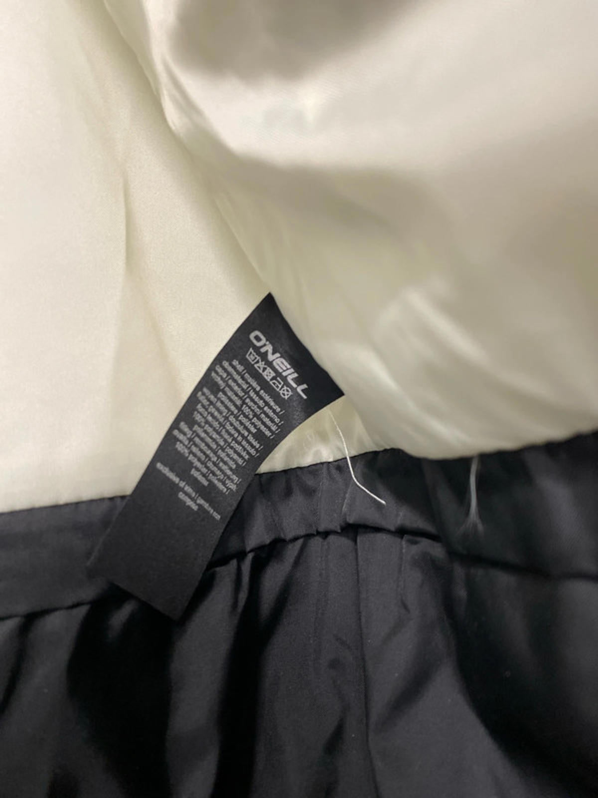 O’Neill Hyperdry  ski jacket / winter coat / puffer coat cream/pink medium