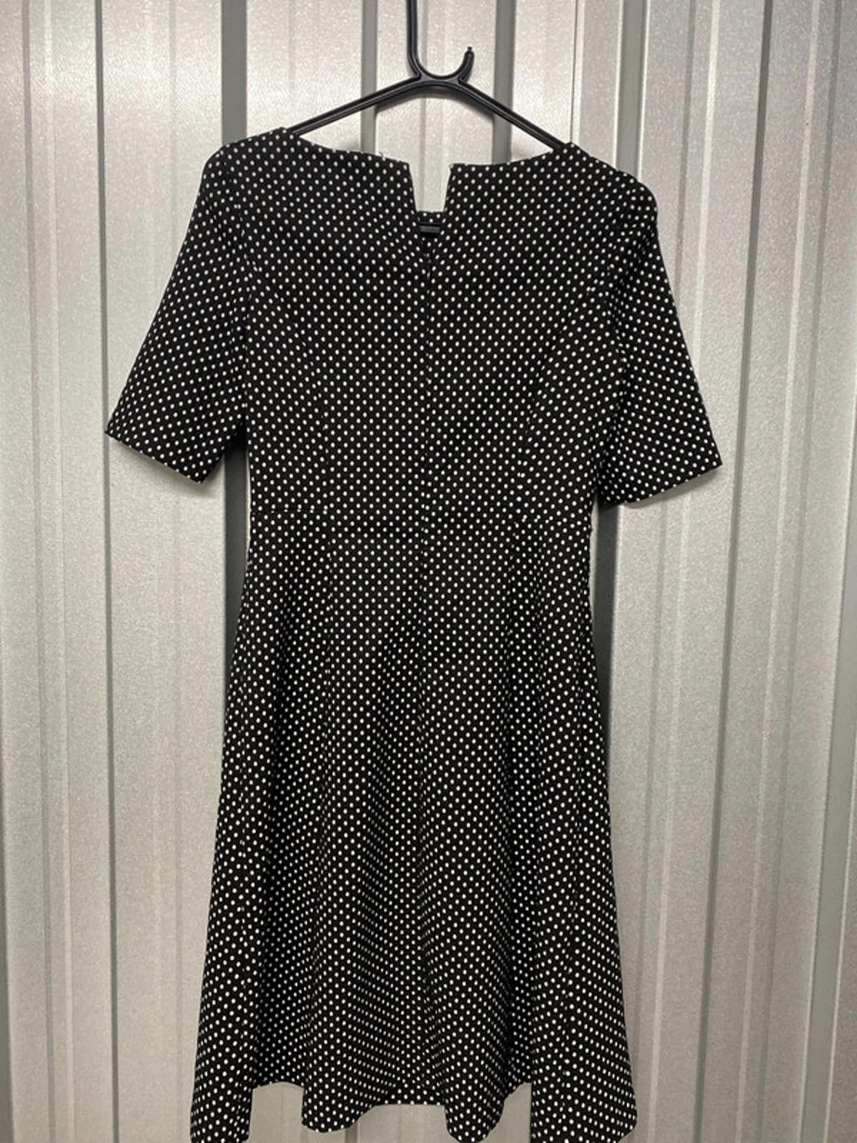 DKNY dress black and white spots