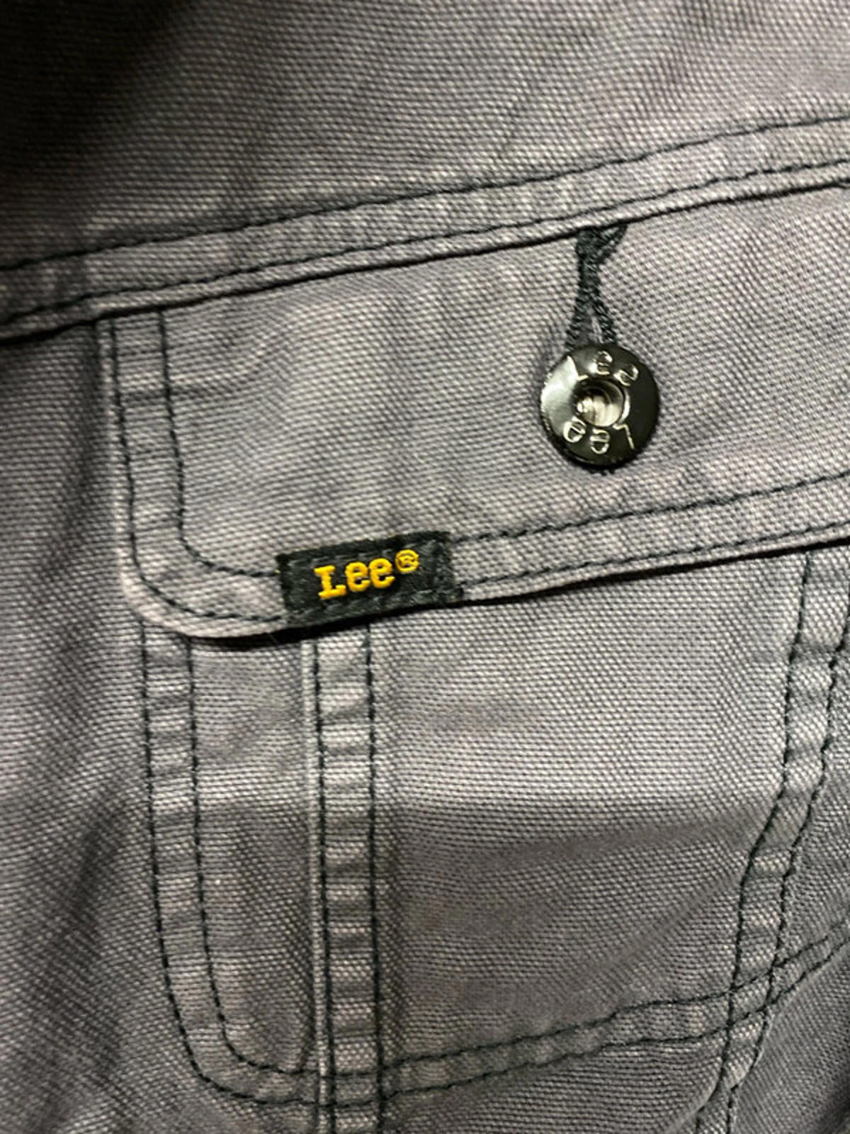 Lee Denim Jacket Grey Large