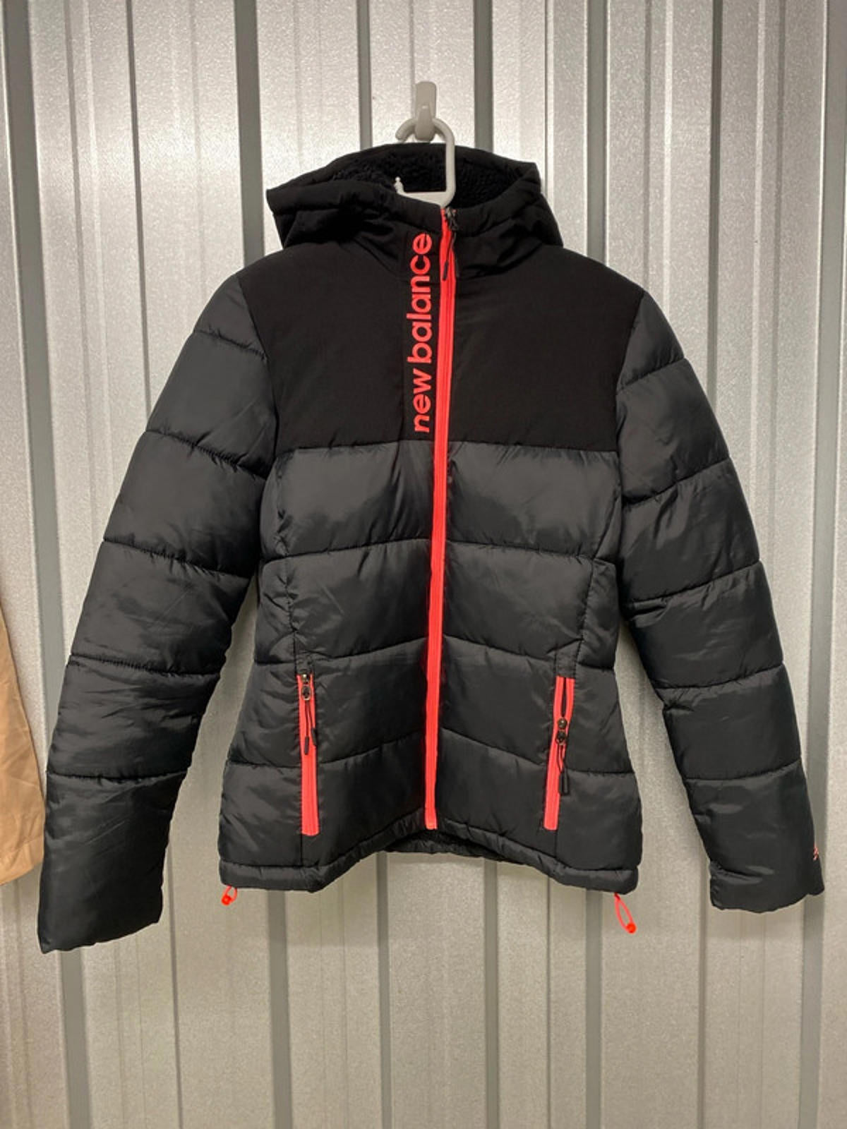 New Balance padded coat black small