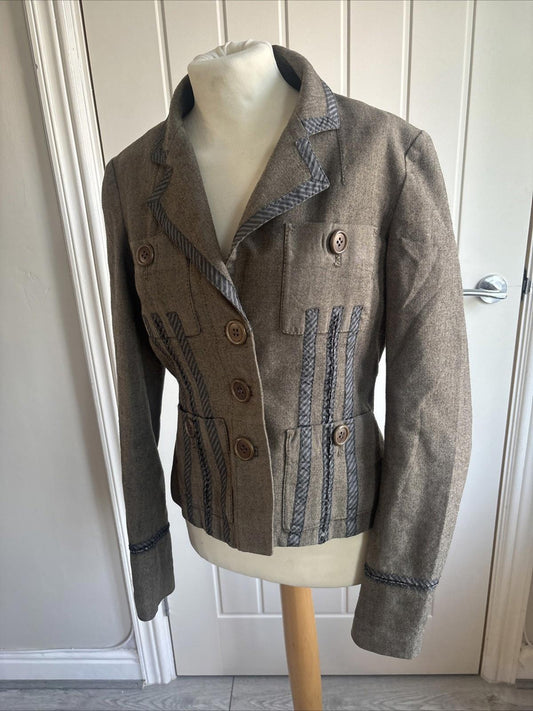 Karen Mullen Blazer Size Uk 10