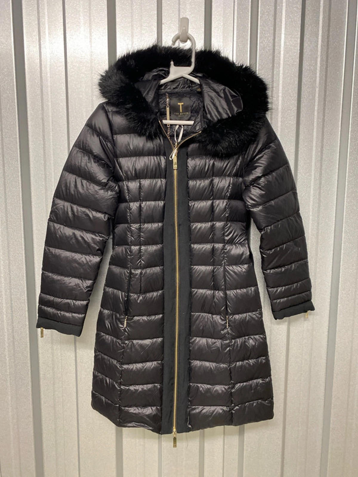 Ted Baker puffer coat  size 0 T Black