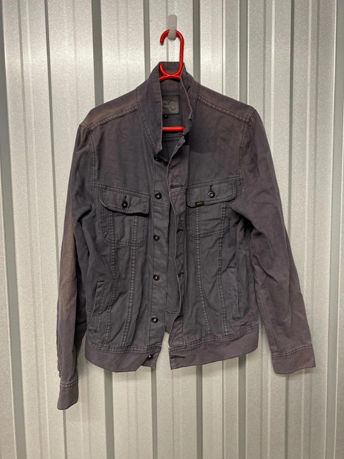 Lee Denim Jacket Grey Large
